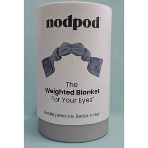Nodpod Weighted Blanket for the Eyes NEW Eye Blanket SEALED Gray